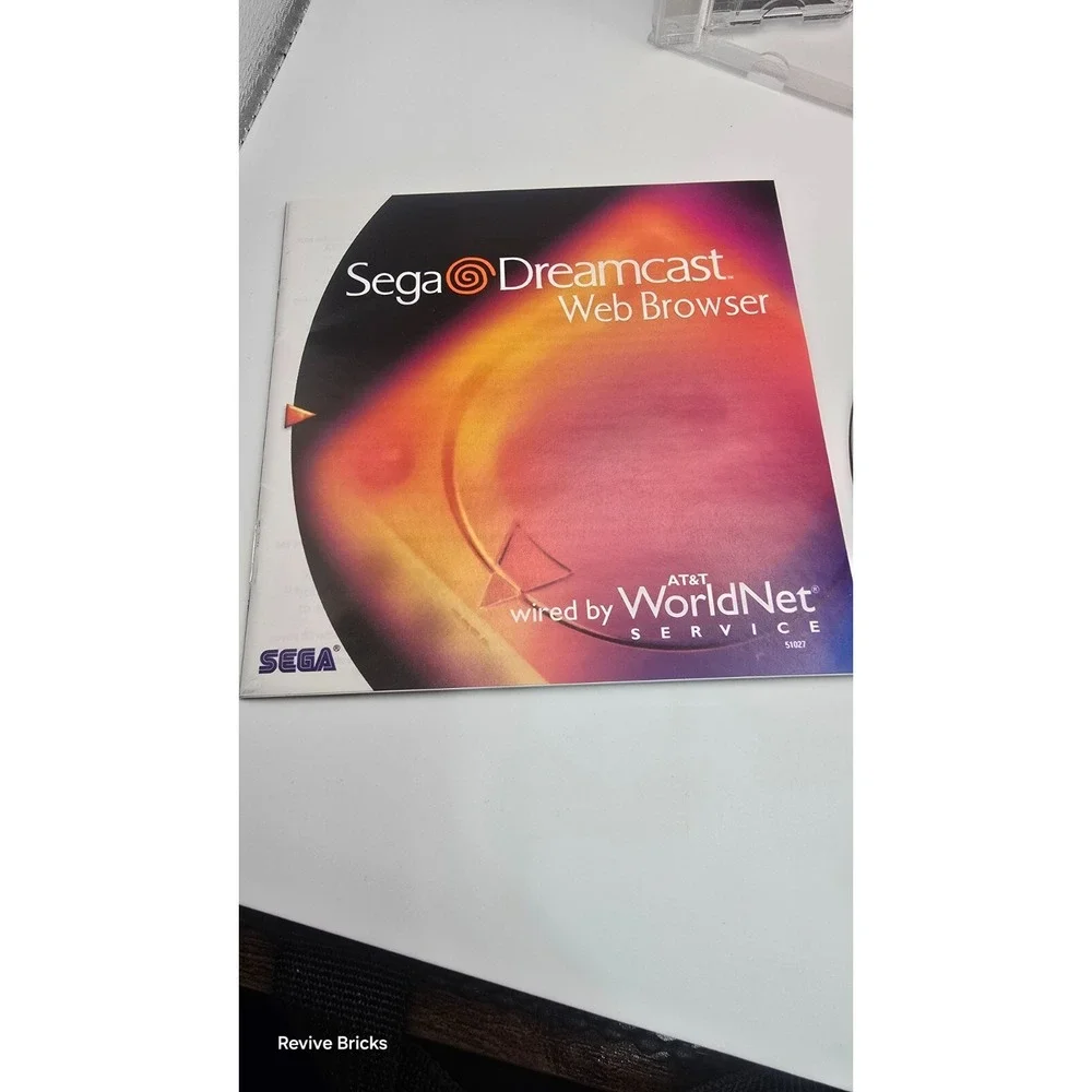 SEGA Dreamcast Web Browser (Sega Dreamcast,‎ 1999) CIB Complete Tested Working